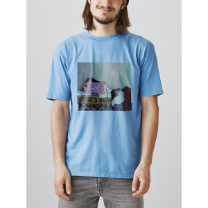 Tricou Pocahontas Kisses Alb ca Zăpada